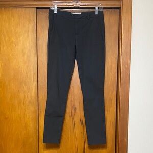 NAF NAF Charcoal Twill Weave Ankle Trousers Pants Flat Front Pockets W 29” I 29”